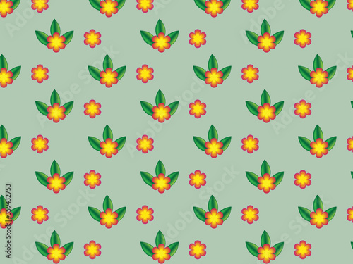 beautiful Seamless floral pattern background image ..