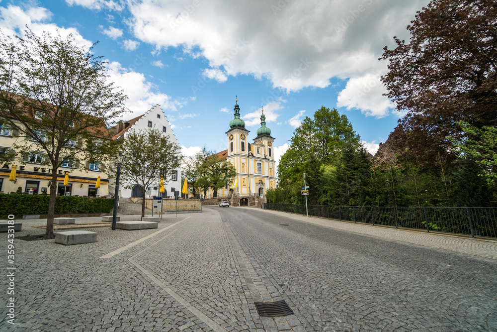 Obraz premium Donaueschingen city in south Germany, near the Black Forest