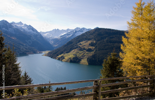 Stausee Durlaßboden beim Almdorf Köniogsleiten im Pinzgau, Österreich  photo