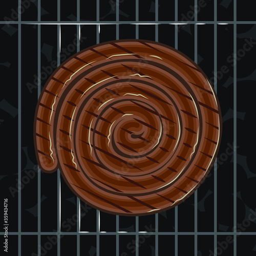 South African Beef Sausage on the Grill