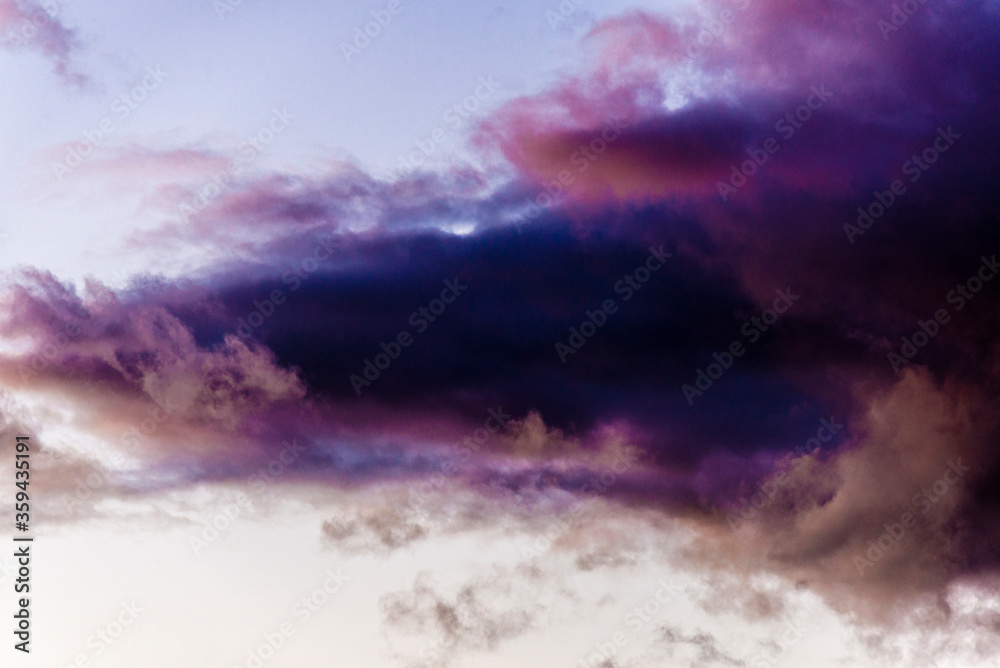 Fototapeta premium Colorful cloudy sky as background