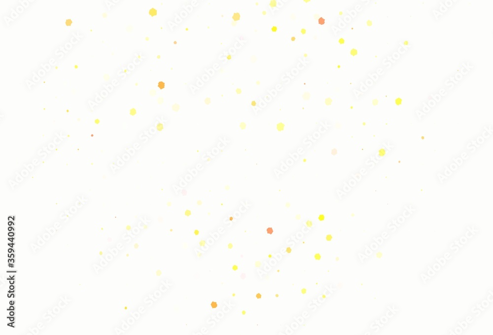 Light Red, Yellow vector backdrop with memphis shapes.