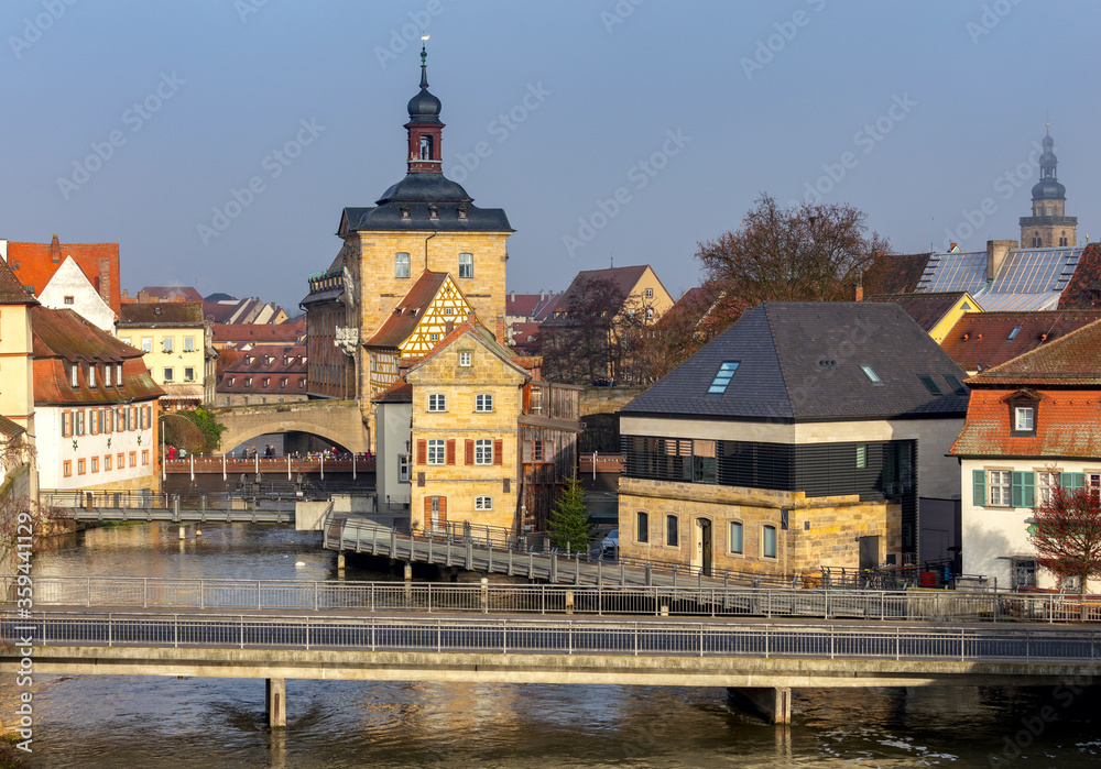 Bamberg. Old city dam.