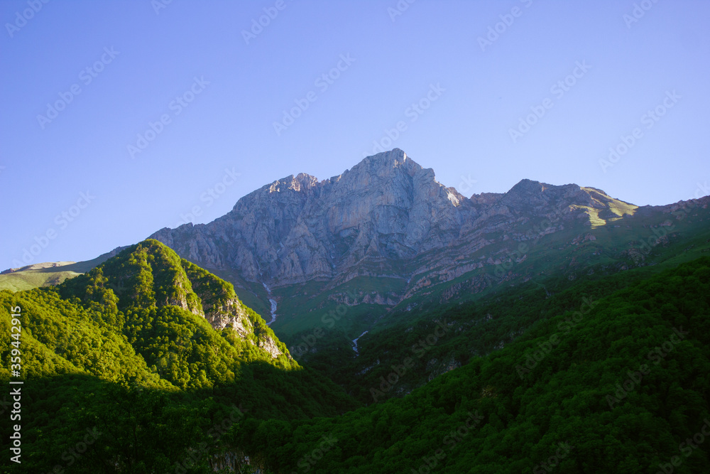 high beautiful mountains in Armenia.