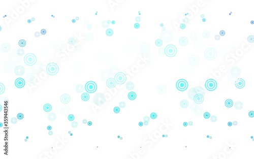 Light Blue, Green vector layout with circle shapes.