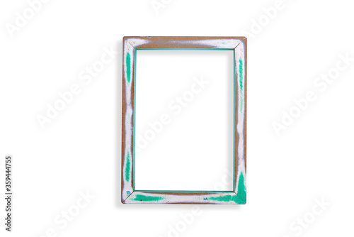 Wooden frame with empty space