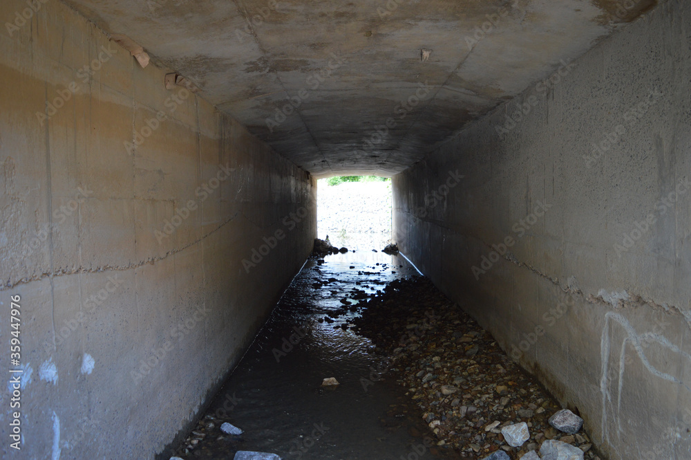 Obraz premium Drainage tunnel