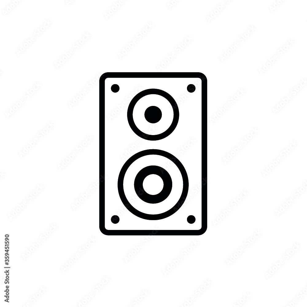 speaker isolated on white speaker isolated on white