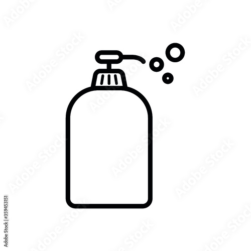 vector illustration of a bottle