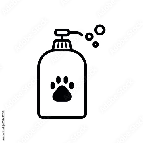 vector illustration of a bottle for pet