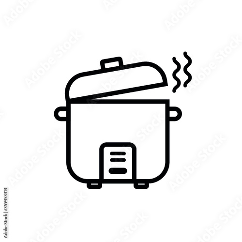 illustration of rice cooker