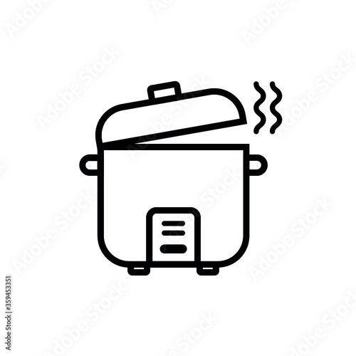 illustration of rice cooker