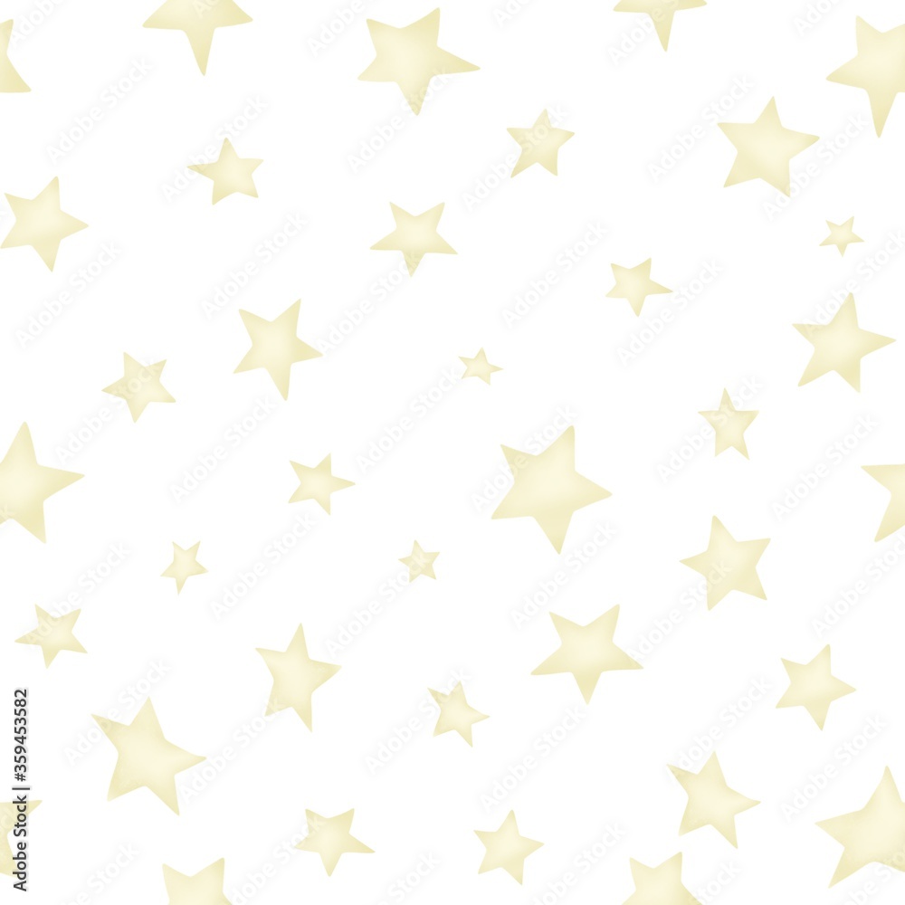 Seamless stars pattern. Ordered stars background elements for prints