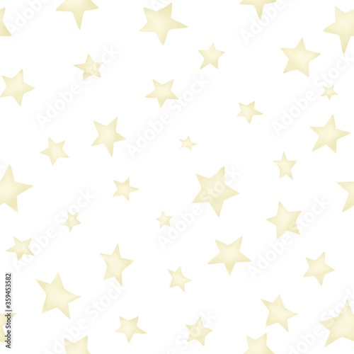 Seamless stars pattern. Ordered stars background elements for prints