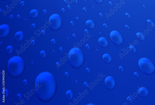 Light BLUE vector layout with circle shapes. Blurred bubbles on abstract background with colorful gradient. The pattern can be used for beautiful websites.