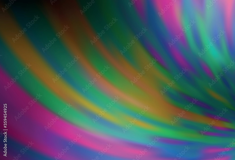 Fototapeta premium Light Gray vector colorful abstract background.