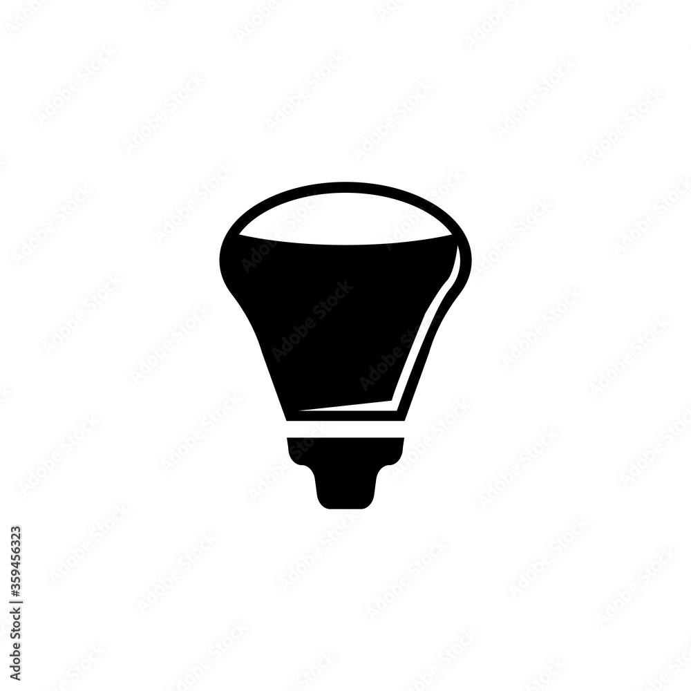 Led Light Bulb, Diode Eco Lamp, Lightbulb. Flat Vector Icon illustration. Simple black symbol on white background. Led Light Bulb, Diode Eco Lamp sign design template for web and mobile UI element. Led Light Bulb, Diode Eco Lamp, Lightbulb. Flat Vector Icon illustration. Simple black symbol on white background. Led Light Bulb, Diode Eco Lamp sign design template for web and mobile UI element.