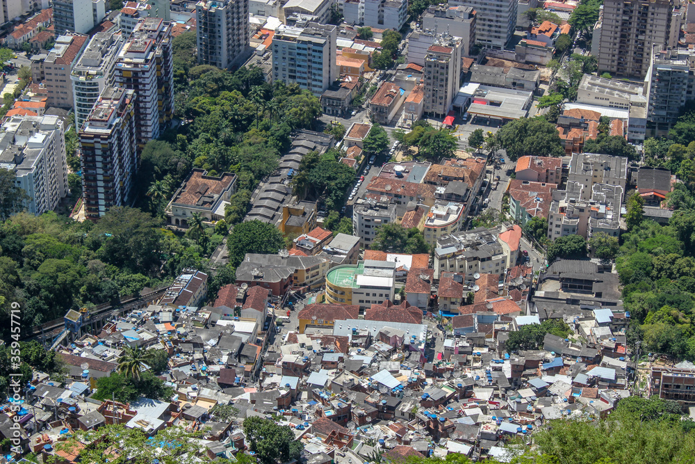 Favelas in Rio de Janerio