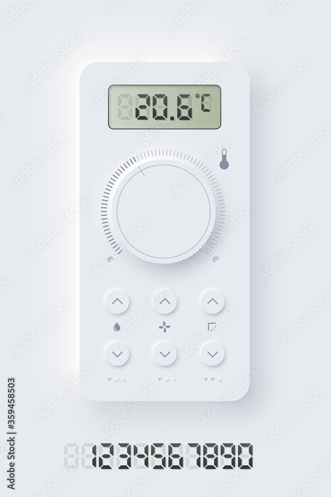 Neomorphism climat application interface design Neomorphism climat application interface design