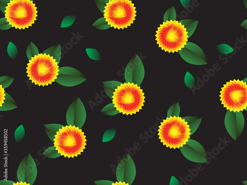 beautiful Seamless floral pattern background image ..