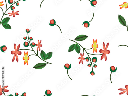 beautiful Seamless floral pattern background image ..