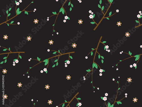 beautiful Seamless floral pattern background image ..