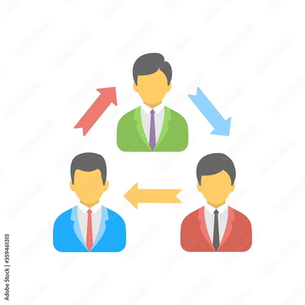Remote workforce collaboration icon. Online teamwork symbol. Remote workforce collaboration icon. Online teamwork symbol.