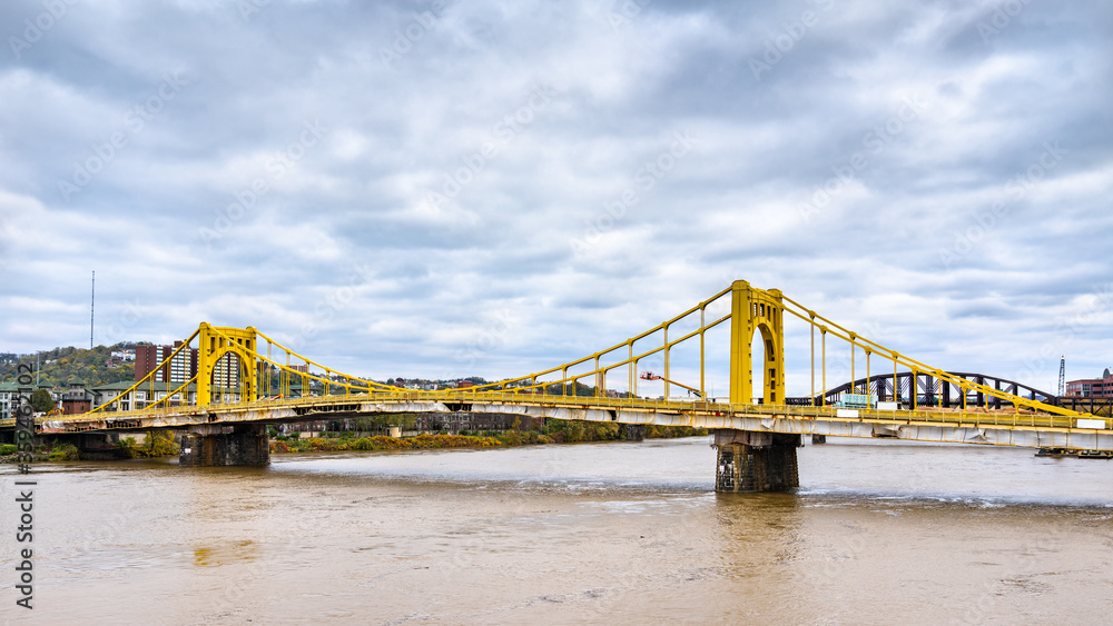 Rachel Carson Bridge across the Allegheny River in Pittsburgh, Pennsylvania Rachel Carson Bridge across the Allegheny River in Pittsburgh, Pennsylvania