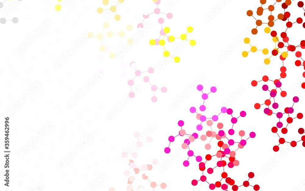 Light Multicolor vector backdrop with artificial intelligence data.