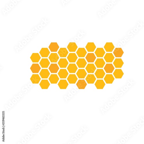 honey comb vector icon illustration