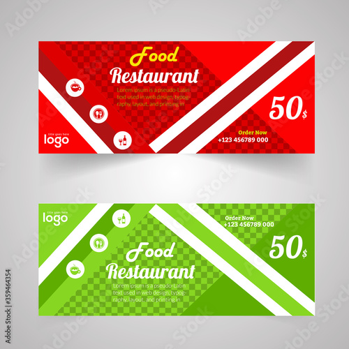 Food & Restuaruant Concept Web Bannar Design.
