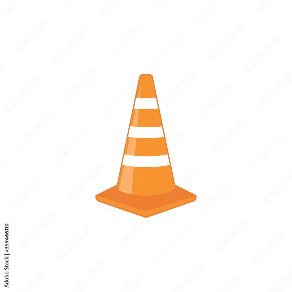 traffic cone vector illustration design traffic cone vector illustration design