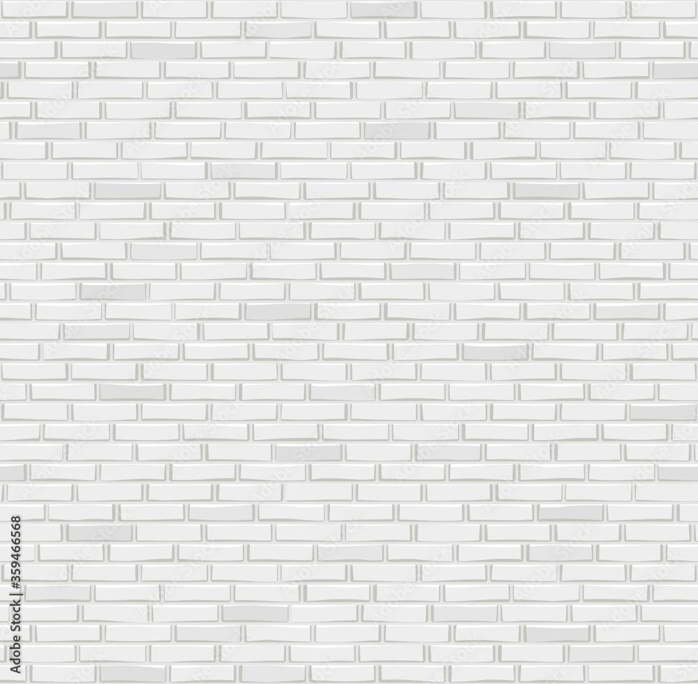 Seamless pattern of Gray  brick wall texture.