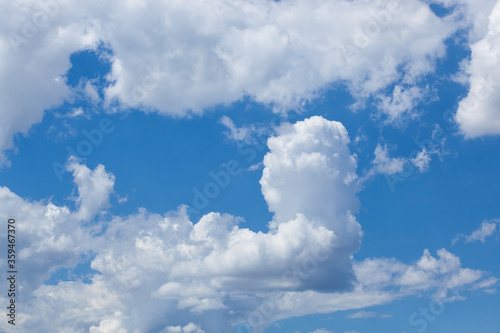 Blue sky with white clouds