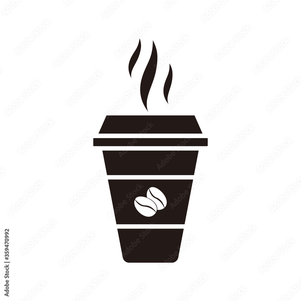 coffee cup icon icon symbol vector on white background coffee cup icon icon symbol vector on white background