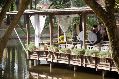 decoração  casamento pier