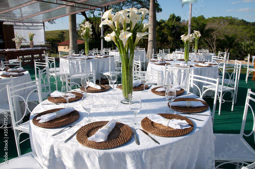 Decoração branco campo