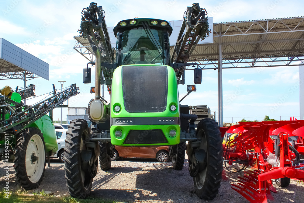 Fototapeta premium The self-propelled sprayer.