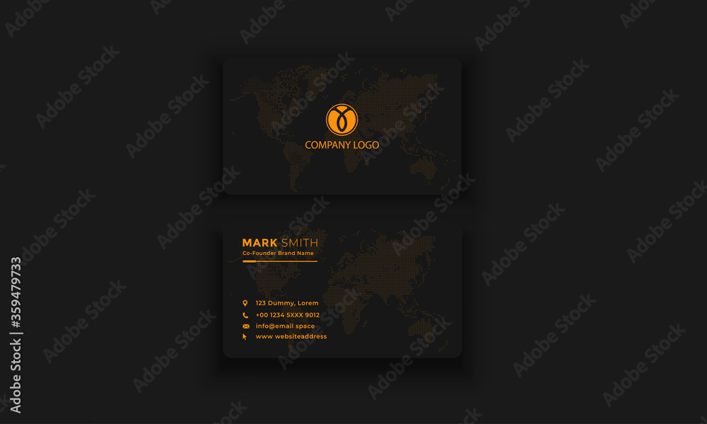 Modern Creative and Clean Business Card Template. vector file. Modern Creative and Clean Business Card Template. vector file.