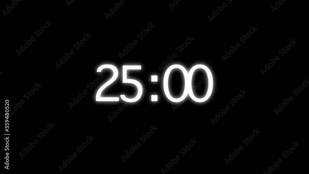 Thirty seconds digital clock countdown from thirty to zero, 4k video. Timer with LCD display. White numbers over a black background. Thirty seconds digital clock countdown from thirty to zero, 4k video. Timer with LCD display. White numbers over a black background.