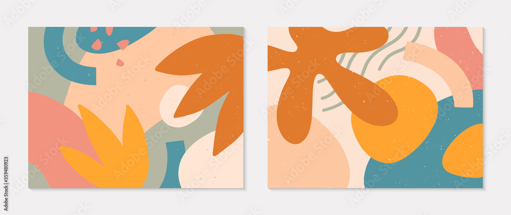 Set of modern vector collages with hand drawn organic shapes,textures and graphic elements.Trendy contemporary design perfect for prints,social media,banners,invitations,branding design,covers Set of modern vector collages with hand drawn organic shapes,textures and graphic elements.Trendy contemporary design perfect for prints,social media,banners,invitations,branding design,covers