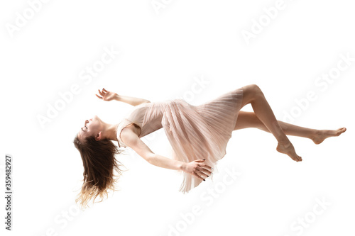 Slika na platnu Mid-air beauty cought in moment