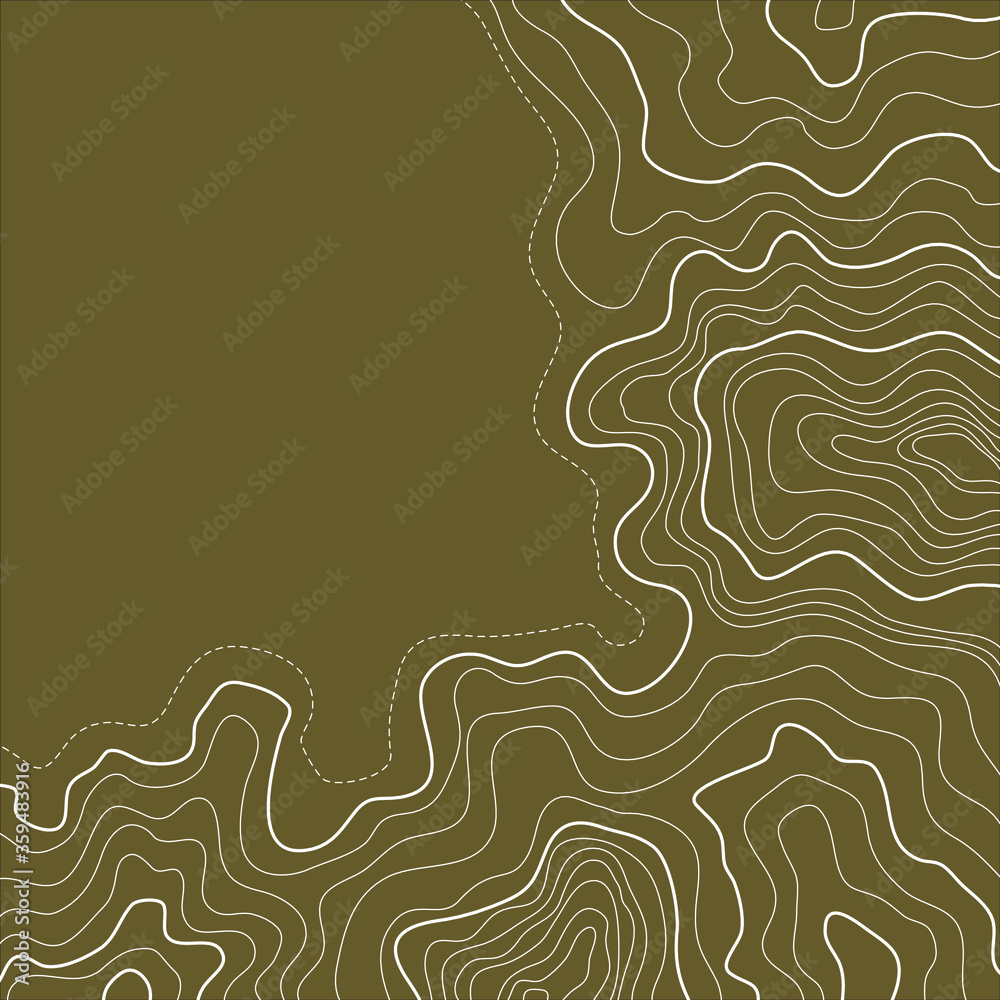 topographic map vector illustration abstract height lines isolated on a brown background topographic map vector illustration abstract height lines isolated on a brown background