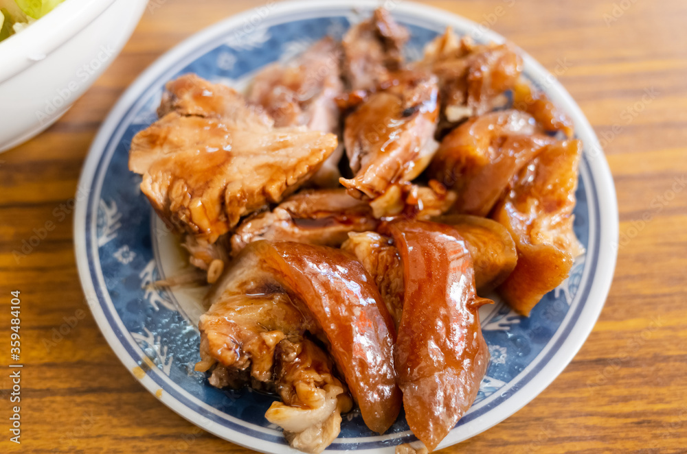 pork with soy sauce pork with soy sauce
