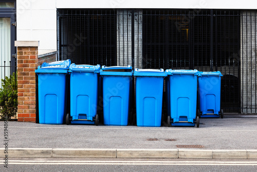 wheelie bins