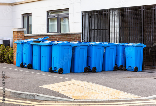 wheelie bins