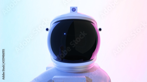 Wallpaper Mural Astronaut looking at camera Torontodigital.ca