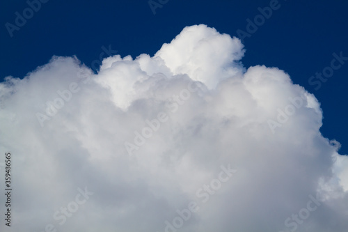 white cloud on blue sky © wat