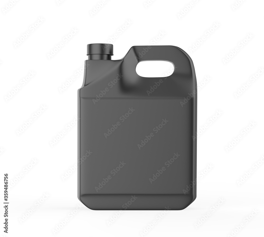 plastic gallon, Jerry can isolated on a white background. 3d illustration plastic gallon, Jerry can isolated on a white background. 3d illustration
