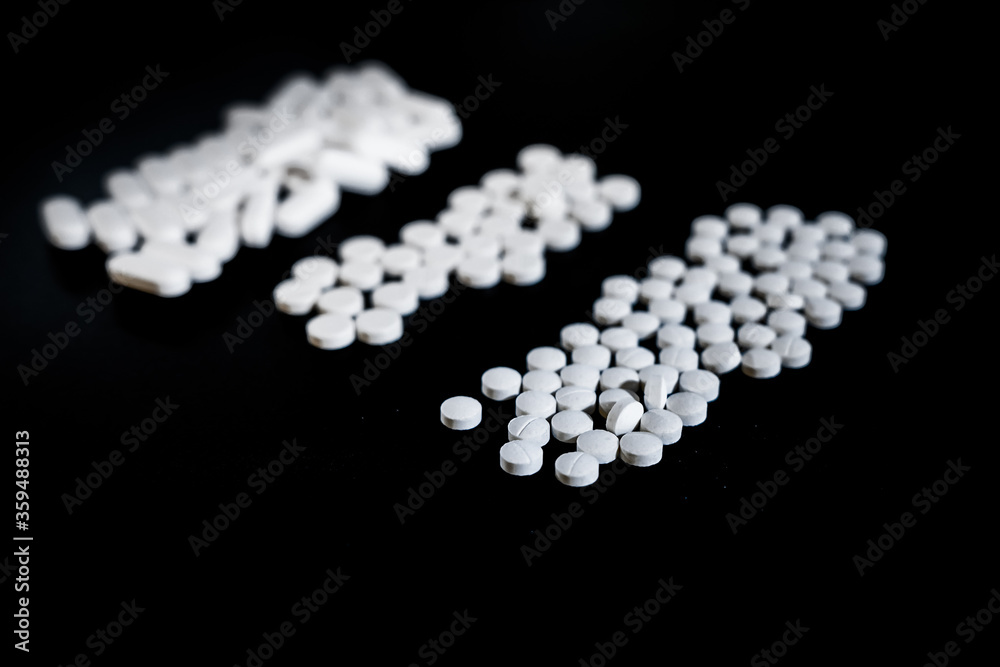 Impressive view of a-lot of pilles, caplets, tablets for medical use Impressive view of a-lot of pilles, caplets, tablets for medical use